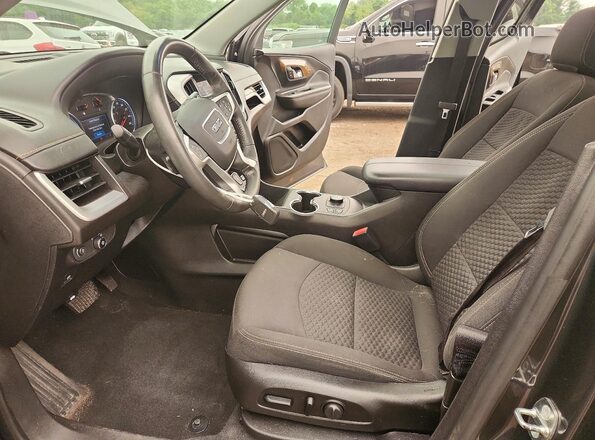 3GKALTEX9JL164682 2018 GMC TERRAIN Gray Widok wnętrza z przodu