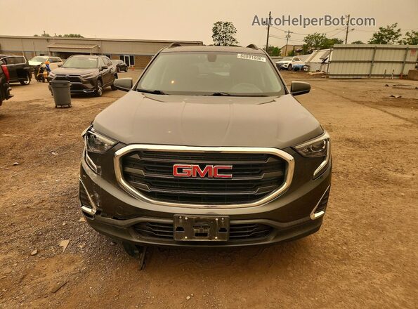 3GKALTEX9JL164682 2018 GMC TERRAIN Gray Widok z przodu
