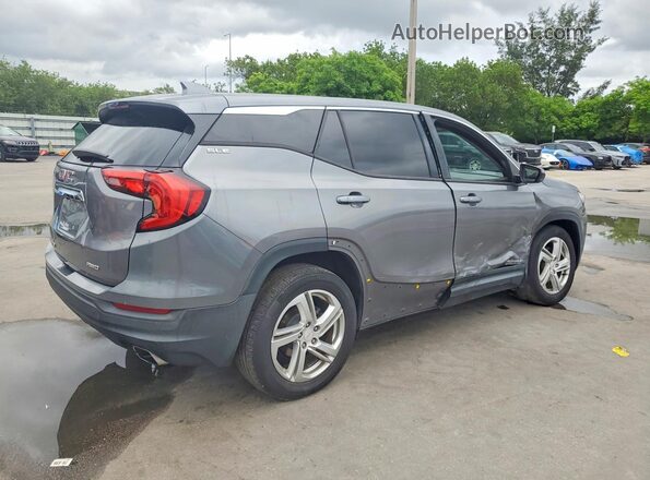 3GKALTEXXJL128371 2018 GMC TERRAIN Silver Trasero derecho