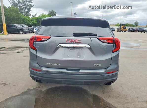 3GKALTEXXJL128371 2018 GMC TERRAIN Silver Vista trasera
