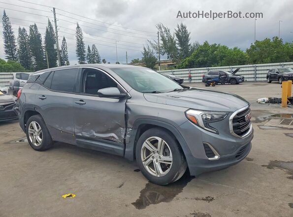 3GKALTEXXJL128371 2018 GMC TERRAIN Silver Delantero derecho
