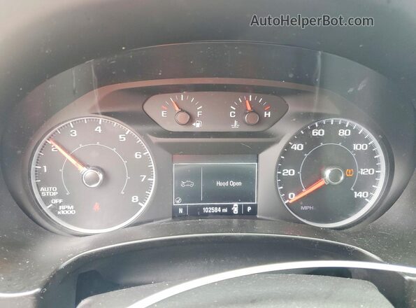 3GKALTEXXJL128371 2018 GMC TERRAIN Silver Vista del cuadro de instrumentos