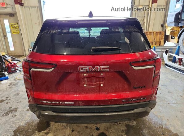3GKALUEG4SL246293 2025 GMC TERRAIN Red უკანა ხედი