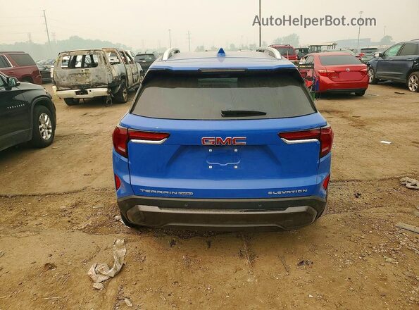 3GKALUEG4TL382554 2026 GMC TERRAIN Синий Вид сзади
