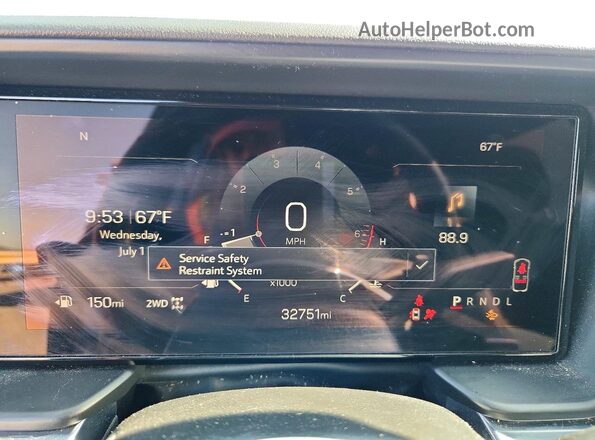 3GKALUEG7SL266778 2025 GMC TERRAIN Black Вид щитка приладів