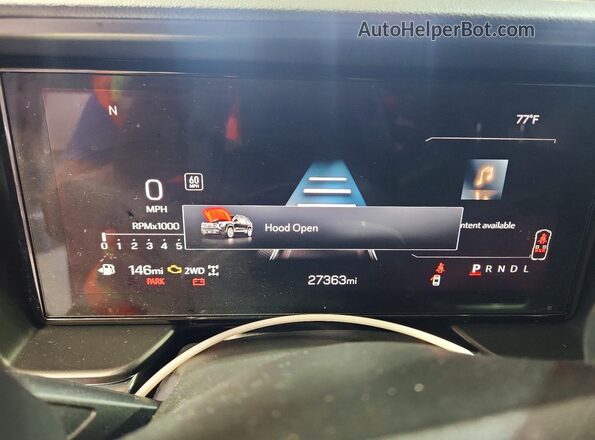 3GKALUEG9SL323286 2025 GMC TERRAIN Red ხელსაწყოთა პანელის ხედი