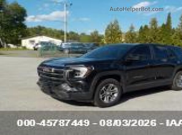 3GKALUEGXSL297264 2025 GMC TERRAIN Black Առջևի ձախ երեք քառորդ տեսարան