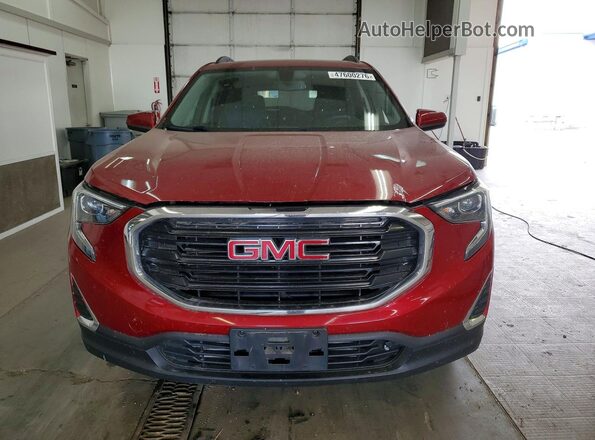 3GKALUEU0JL195296 2018 GMC TERRAIN Red Widok z przodu