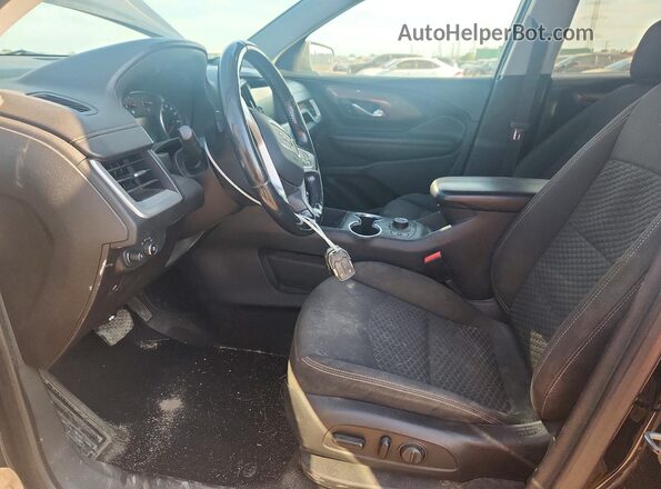 3GKALUEU2JL217203 2018 GMC TERRAIN Black Вид салону спереду