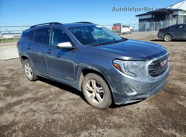 3GKALUEU5JL182415 2018 GMC TERRAIN Gray Delantero derecho