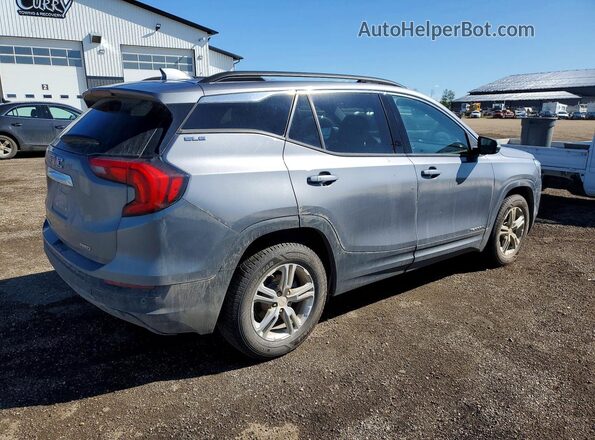 3GKALUEU5JL182415 2018 GMC TERRAIN Gray Trasero derecho