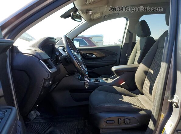 3GKALUEU5JL182415 2018 GMC TERRAIN Gray Vista interior delantera