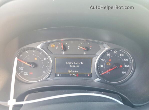 3GKALVEG0RL255783 2024 GMC TERRAIN Gray Вид щитка приладів
