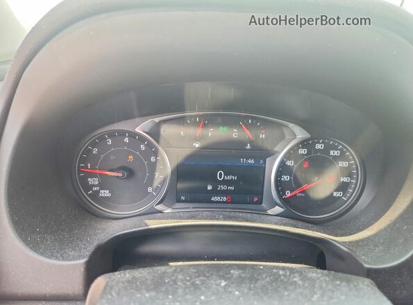 3GKALVEG1RL287979 2024 GMC TERRAIN White Instrument cluster view