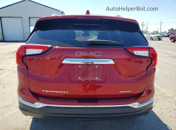 3GKALVEG2RL385449 2024 GMC TERRAIN Red Հետևի տեսք