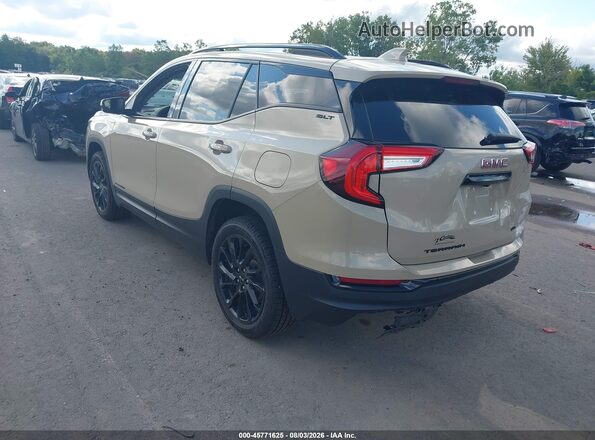3GKALVEG6PL154390 2023 GMC TERRAIN Tan Задня ліва чверть