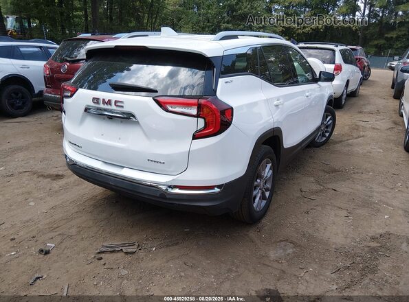 3GKALVEG6RL358383 2024 GMC TERRAIN White Trasero derecho