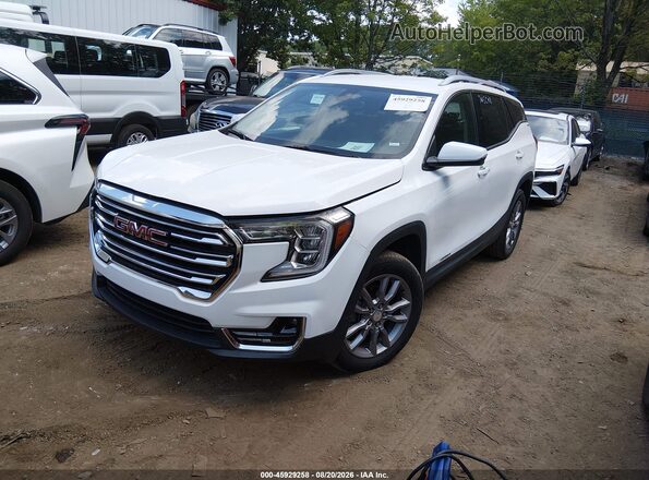 3GKALVEG6RL358383 2024 GMC TERRAIN White Vista tres cuartos delantera izquierda