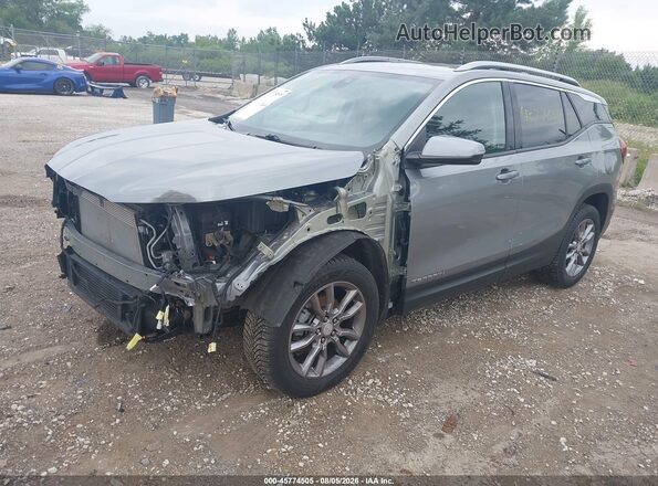 3GKALVEG8PL141902 2023 GMC TERRAIN Gray Vista tres cuartos delantera izquierda