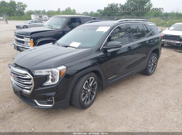 3GKALVEG8RL259208 2024 GMC TERRAIN Black Առջևի ձախ երեք քառորդ տեսարան