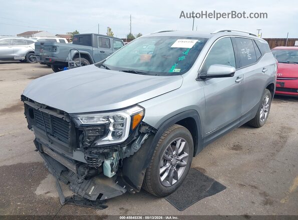 3GKALVEG8RL299109 2024 GMC TERRAIN Gray Առջևի ձախ երեք քառորդ տեսարան
