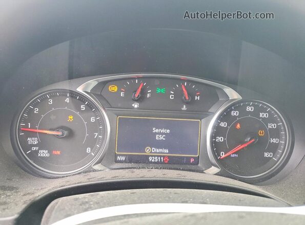 3GKALVEG9PL154979 2023 GMC TERRAIN Black Instrument cluster view
