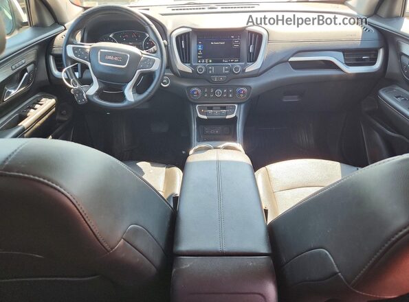 3GKALVEGXRL287575 2024 GMC TERRAIN White Вид панелі приладів