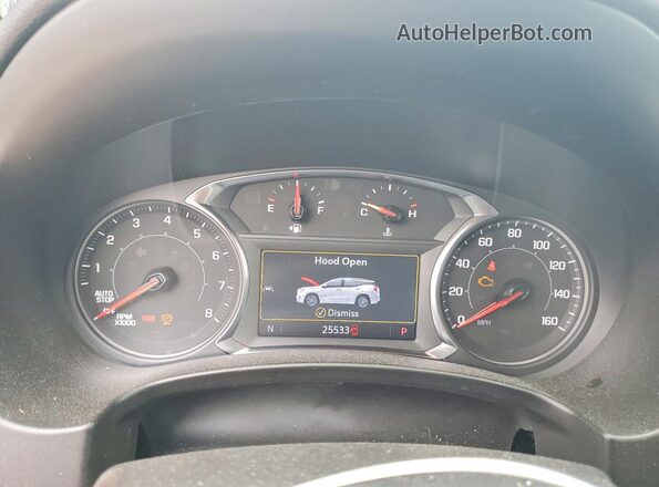 3GKALVEGXRL368396 2024 GMC TERRAIN White Instrument cluster view