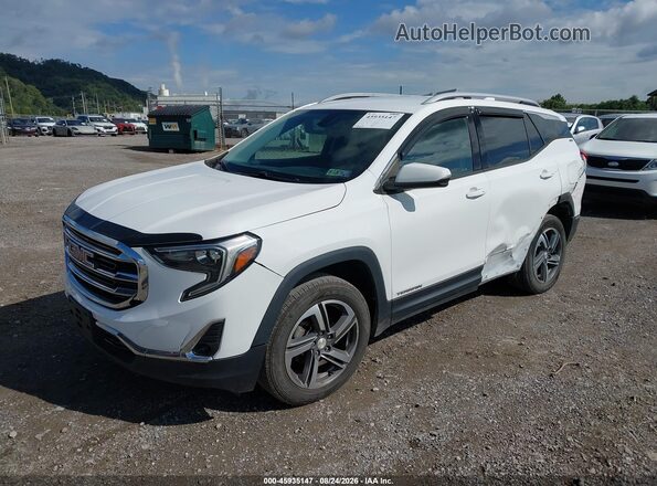3GKALVEV0KL316716 2019 GMC TERRAIN White Przód lewy