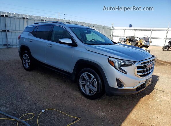 3GKALVEV0LL265221 2020 GMC TERRAIN Серебряный Передняя правая четверть