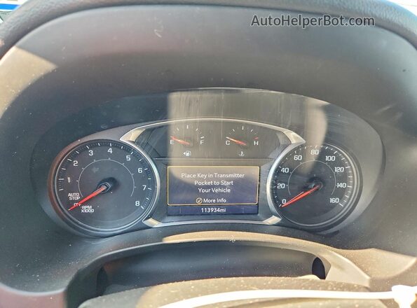 3GKALVEV0LL265221 2020 GMC TERRAIN Серебряный Вид щитка приборов