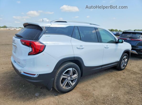 3GKALVEV0ML354353 2021 GMC TERRAIN White Задня права чверть