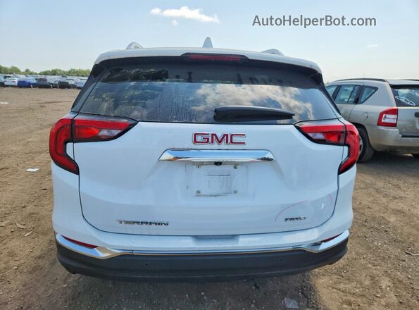 3GKALVEV0ML354353 2021 GMC TERRAIN White Вид ззаду
