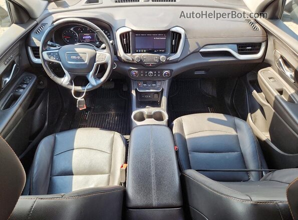 3GKALVEV0ML376773 2021 GMC TERRAIN White Vista del salpicadero