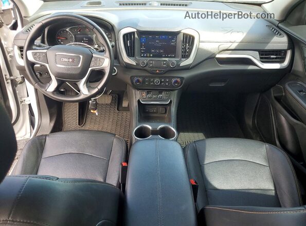3GKALVEV1LL219705 2020 GMC TERRAIN White Առջևի վահանակի տեսք