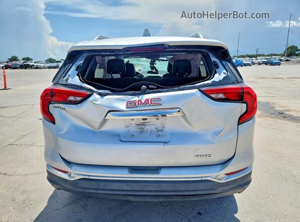 3GKALVEV1LL248704 2020 GMC TERRAIN Silver Rear view
