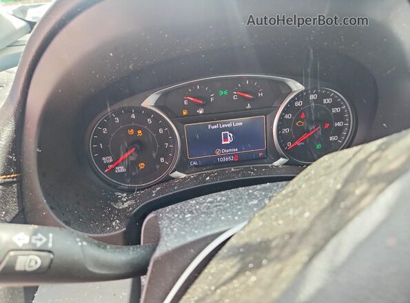 3GKALVEV1LL248704 2020 GMC TERRAIN Silver Instrument cluster view