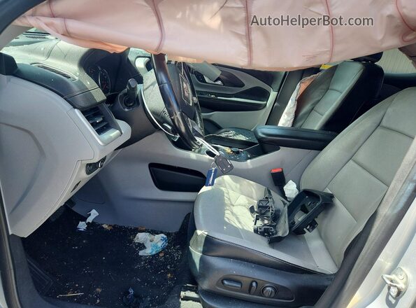 3GKALVEV1LL248704 2020 GMC TERRAIN Silver Front interior view