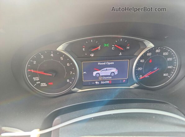 3GKALVEV1NL154177 2022 GMC TERRAIN Red Widok zestawu wskaźników