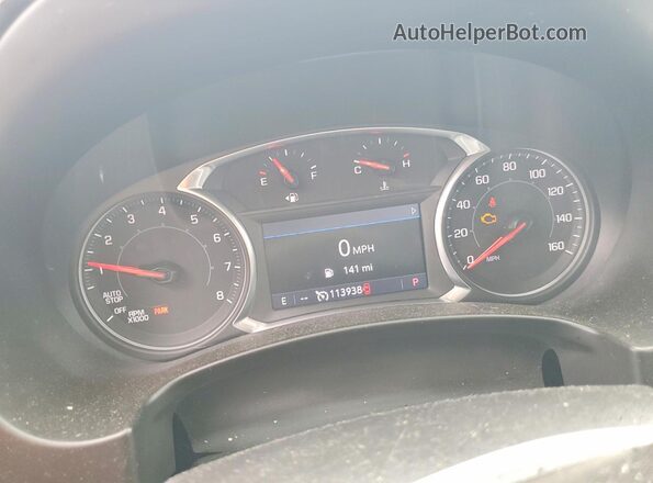 3GKALVEV2KL175275 2019 GMC TERRAIN White Instrument cluster view