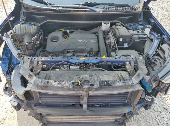 3GKALVEV2LL106250 2020 GMC TERRAIN Blue ძრავის განყოფილების ხედი