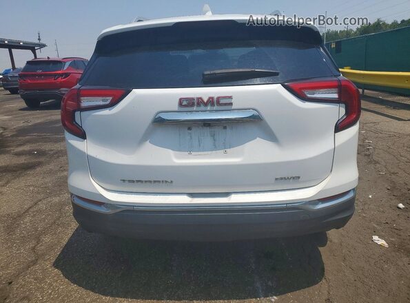 3GKALVEV2NL179377 2022 GMC TERRAIN Белый Вид сзади