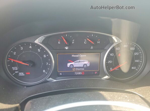 3GKALVEV2NL179377 2022 GMC TERRAIN Белый Вид щитка приборов