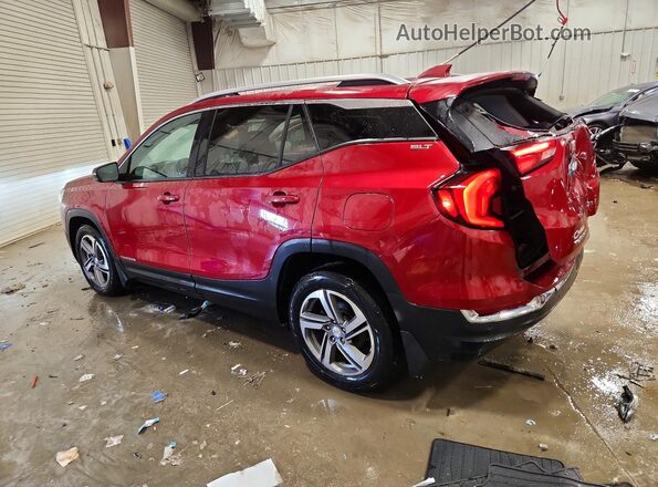 3GKALVEV3KL229361 2019 GMC TERRAIN Burgundy Trasero izquierdo