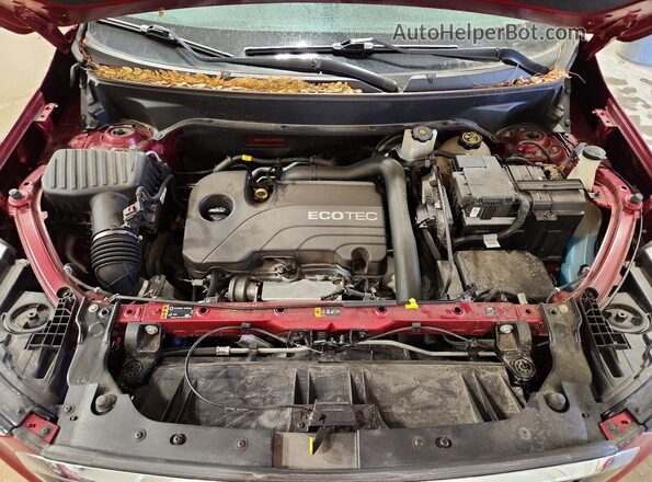 3GKALVEV3KL229361 2019 GMC TERRAIN Burgundy Vista del compartimento del motor