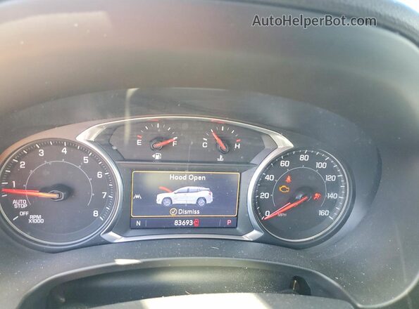 3GKALVEV3LL174430 2020 GMC TERRAIN Charcoal Вид щитка приладів