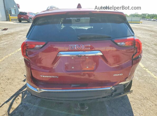 3GKALVEV3ML311593 2021 GMC TERRAIN Red Rear view