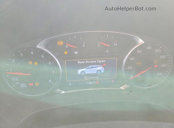 3GKALVEV3ML311593 2021 GMC TERRAIN Red Instrument cluster view