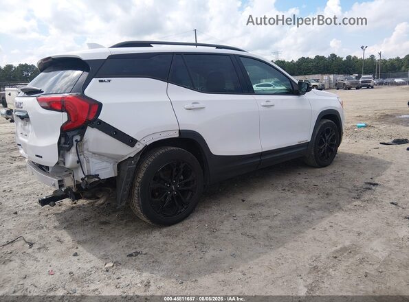 3GKALVEV3ML349843 2021 GMC TERRAIN White Trasero derecho