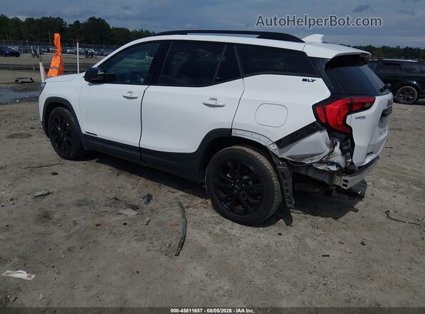 3GKALVEV3ML349843 2021 GMC TERRAIN White Trasero izquierdo